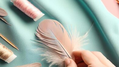 How to Attach Feathers to Fabric